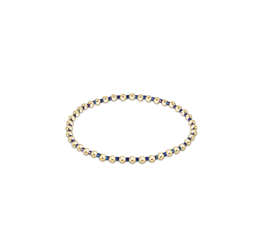 Hope Grateful Bracelet- Blue Metallic