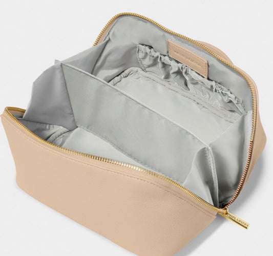 Make Up Bag Medium- Light Taupe