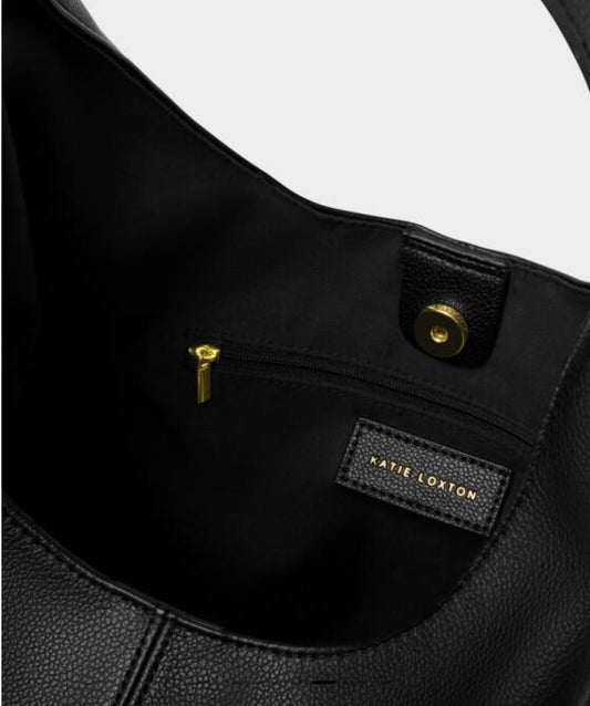 Laila Slouch Shoulder Bag- Black