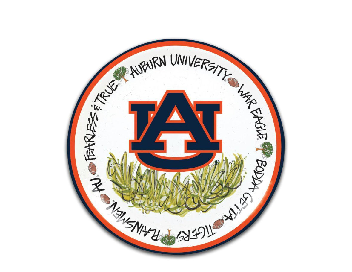 Auburn Melamine Plate