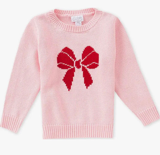 Red Bow Crew Sweater