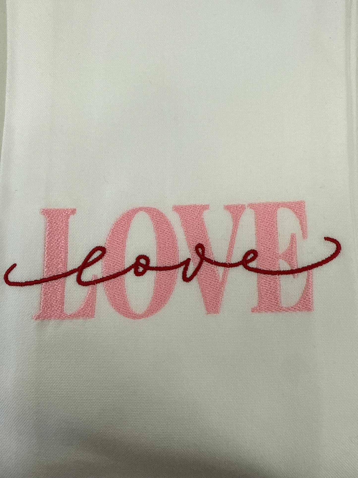 Double Love Tea Towel