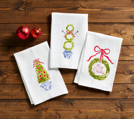 Christmas Topiary Towel