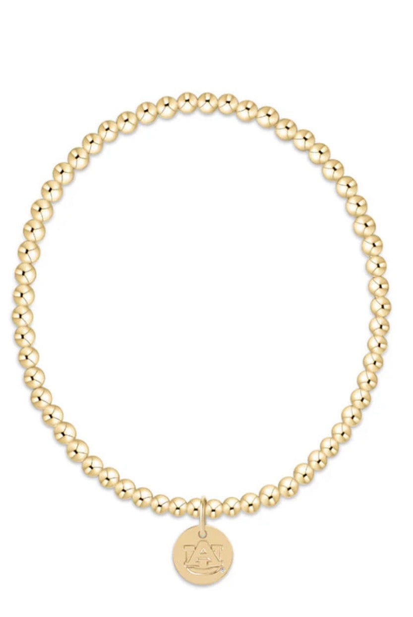 eCollegiate Classic Gold 3mm Bracelet