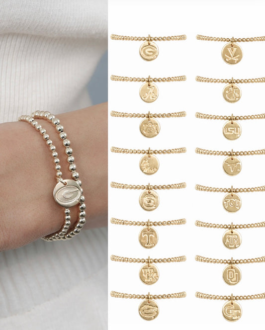 eCollegiate Classic Gold 3mm Bracelet