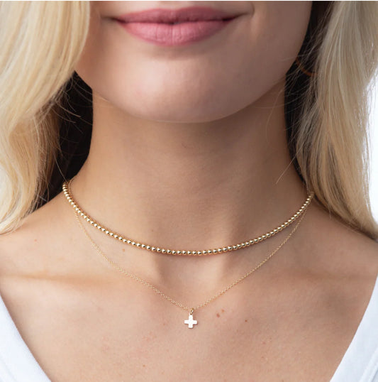 17” Choker Classic Gold 3mm Bead