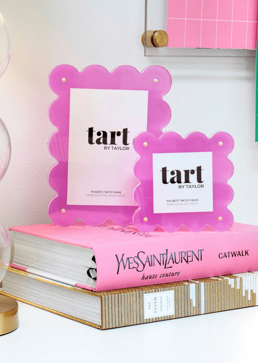 Mini Fuchsia Acrylic Picture Frame