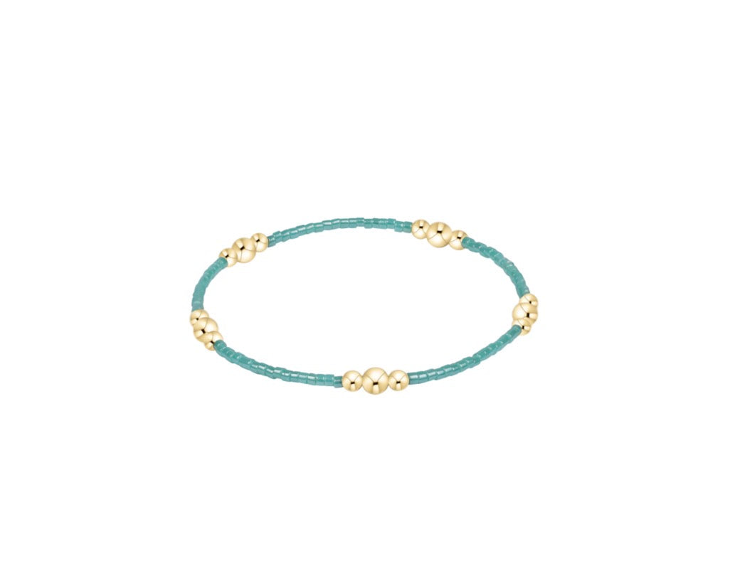 Hope Purpose Gold Bracelet - Sea Glass