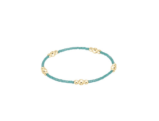 Hope Purpose Gold Bracelet - Sea Glass