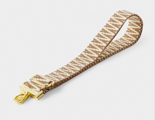 Canvas Strap- Sand Zig Zag
