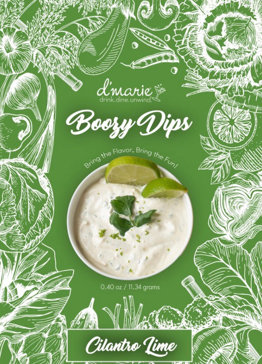 Cilantro Lime Boozy Dip