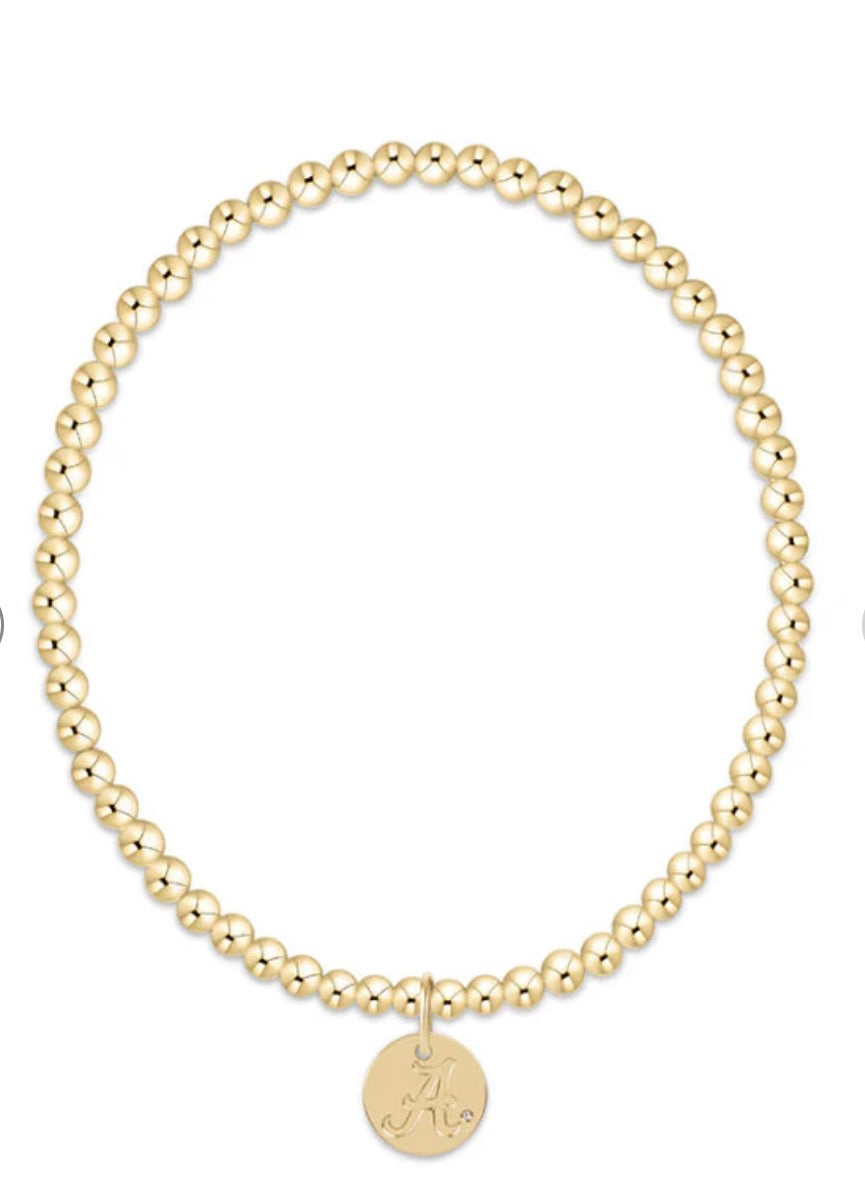 eCollegiate Classic Gold 3mm Bracelet