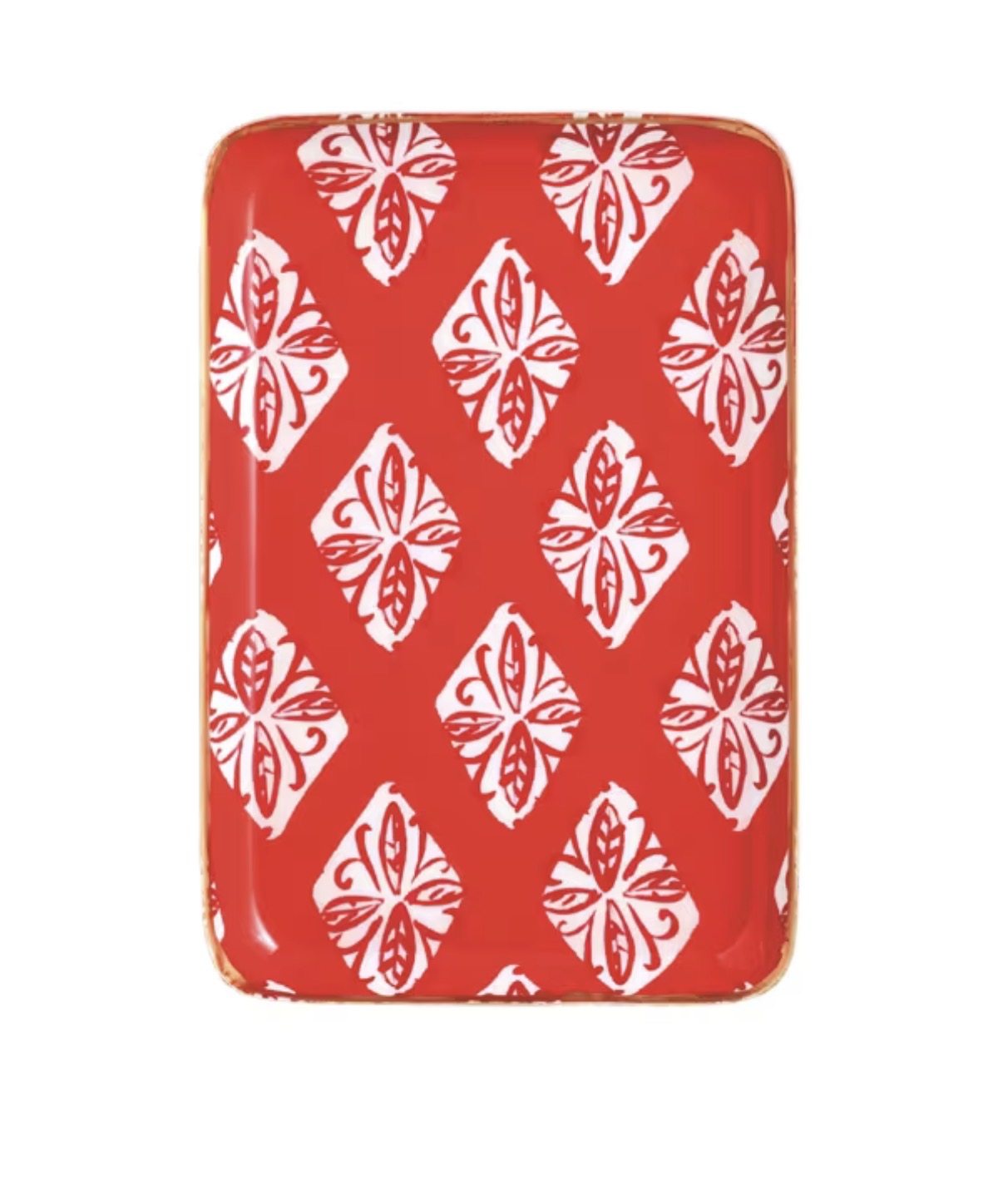 Metal Christmas Tidbit Plate