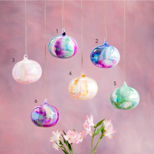 Water Color Color Orb Ornament