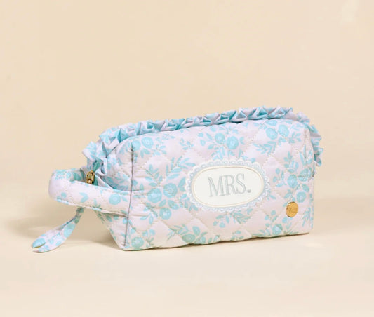 Mrs. - Quilted Cosmetic Pouch