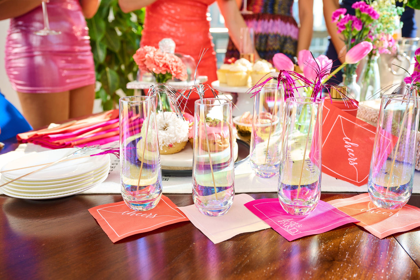 Blush Crush Cocktail Napkin Roll