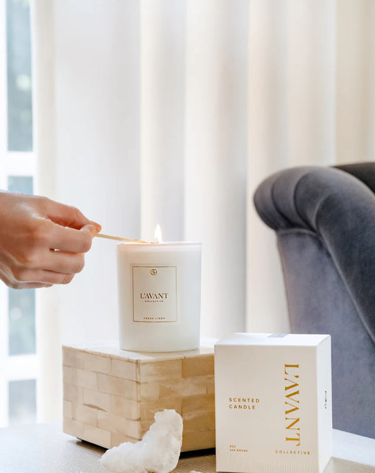 Fresh Linen Candle- White