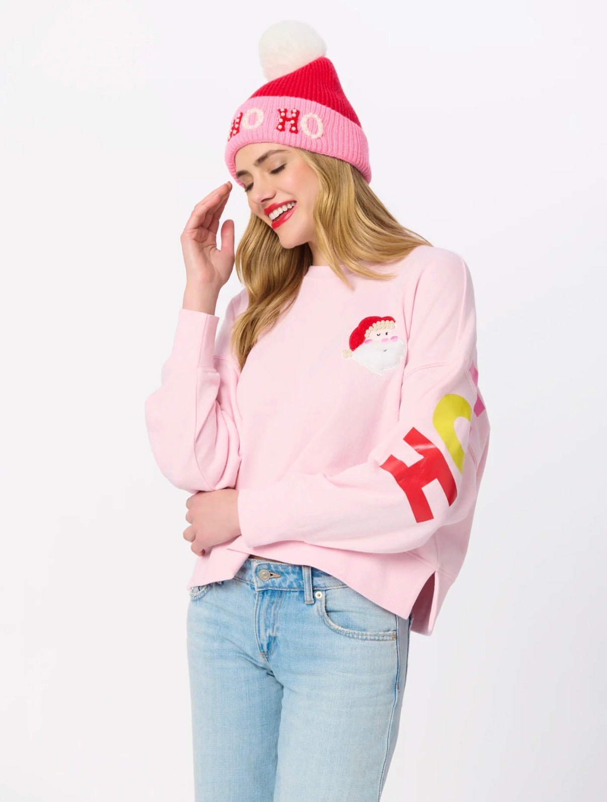 Santa Ho Ho Ho Relaxed Sweatshirt