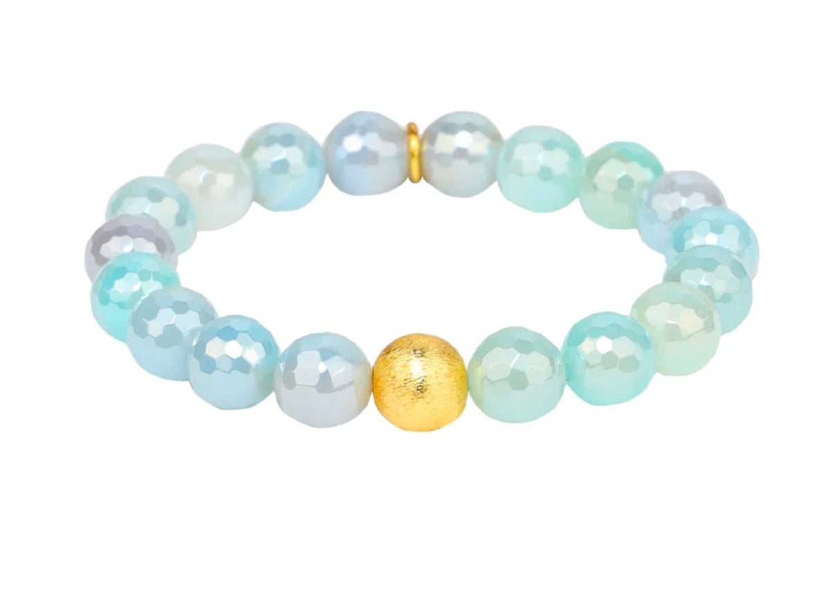 Melange Beaded Bracelet- Foam