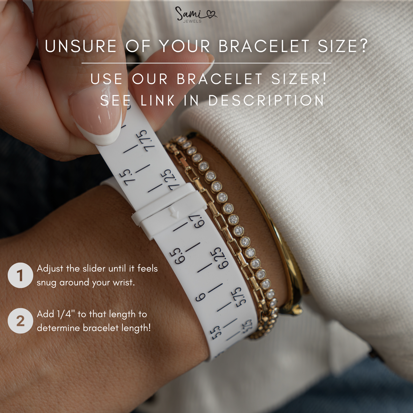 Oval Bezel Tennis Bracelet: Gold / 6.75"