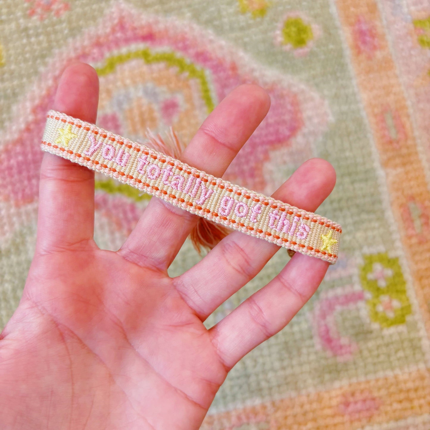 🌟You totally got this🌟  NEW SKINNY BAND tassel bracelet