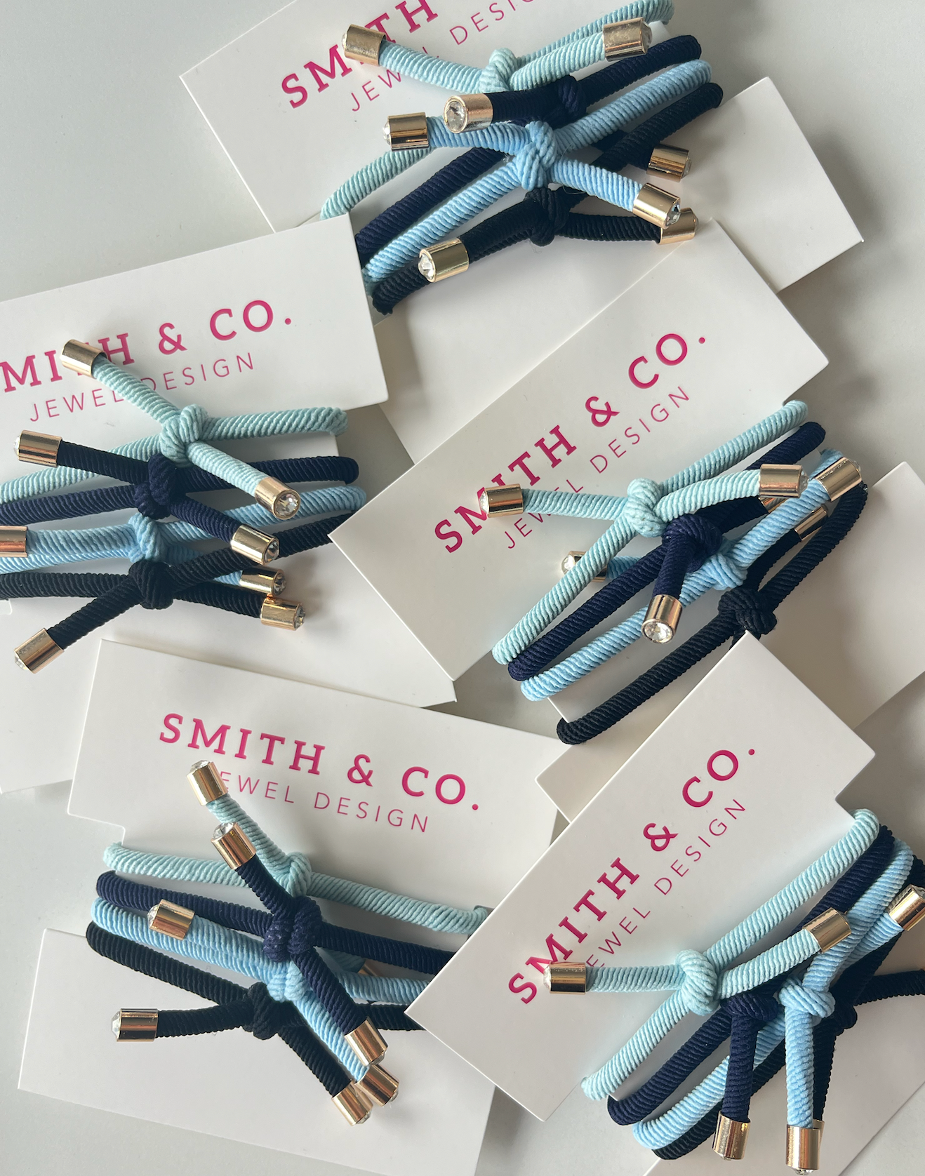 Smith & Co. Hair Tie Set - Blue