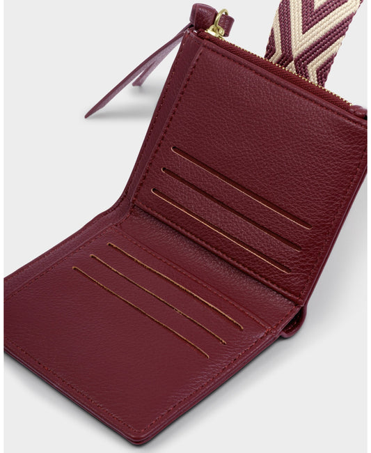 Hallie Purse Wallet - Cherry