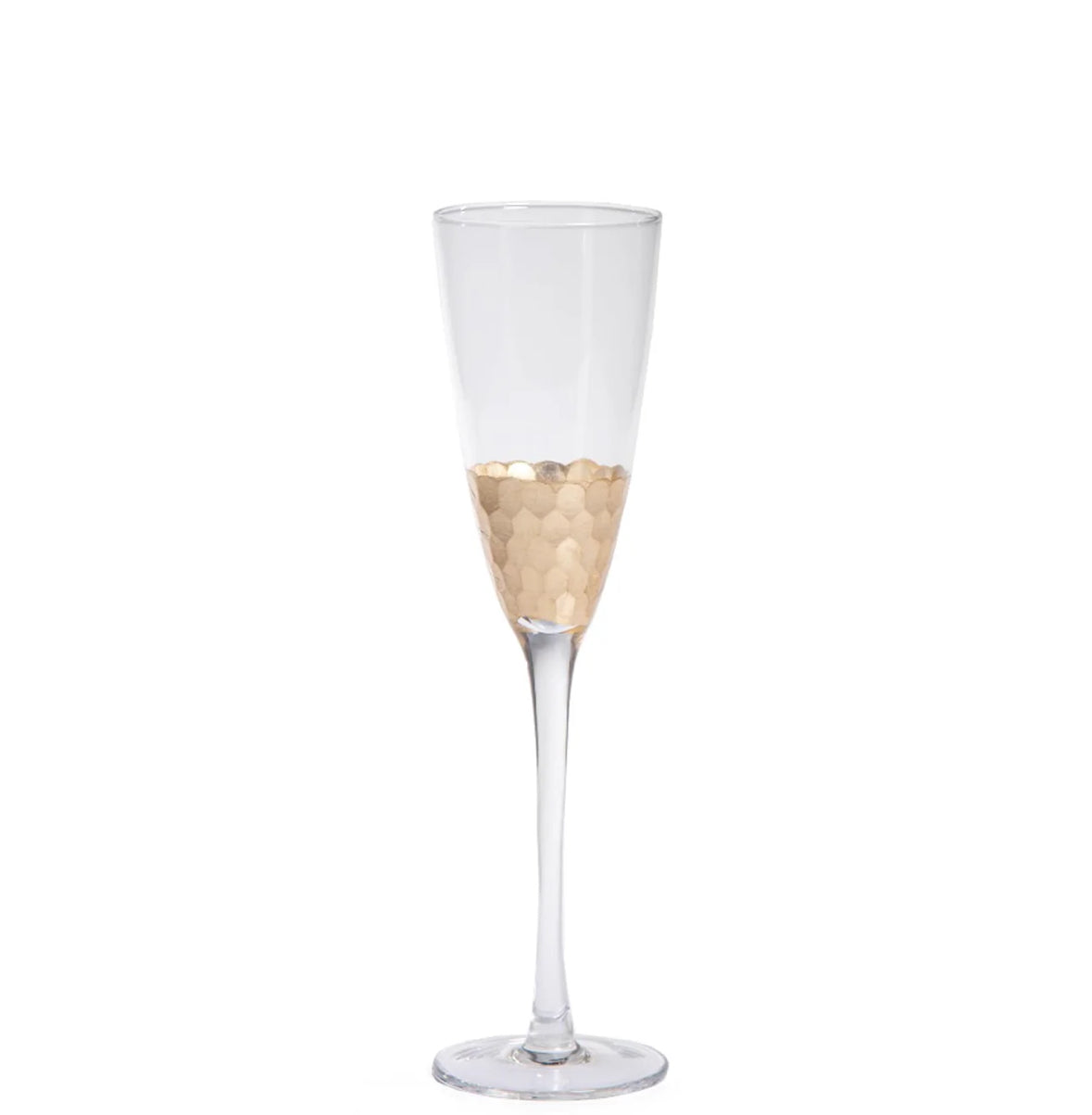 Fez Gold Leaf Champagne Glass