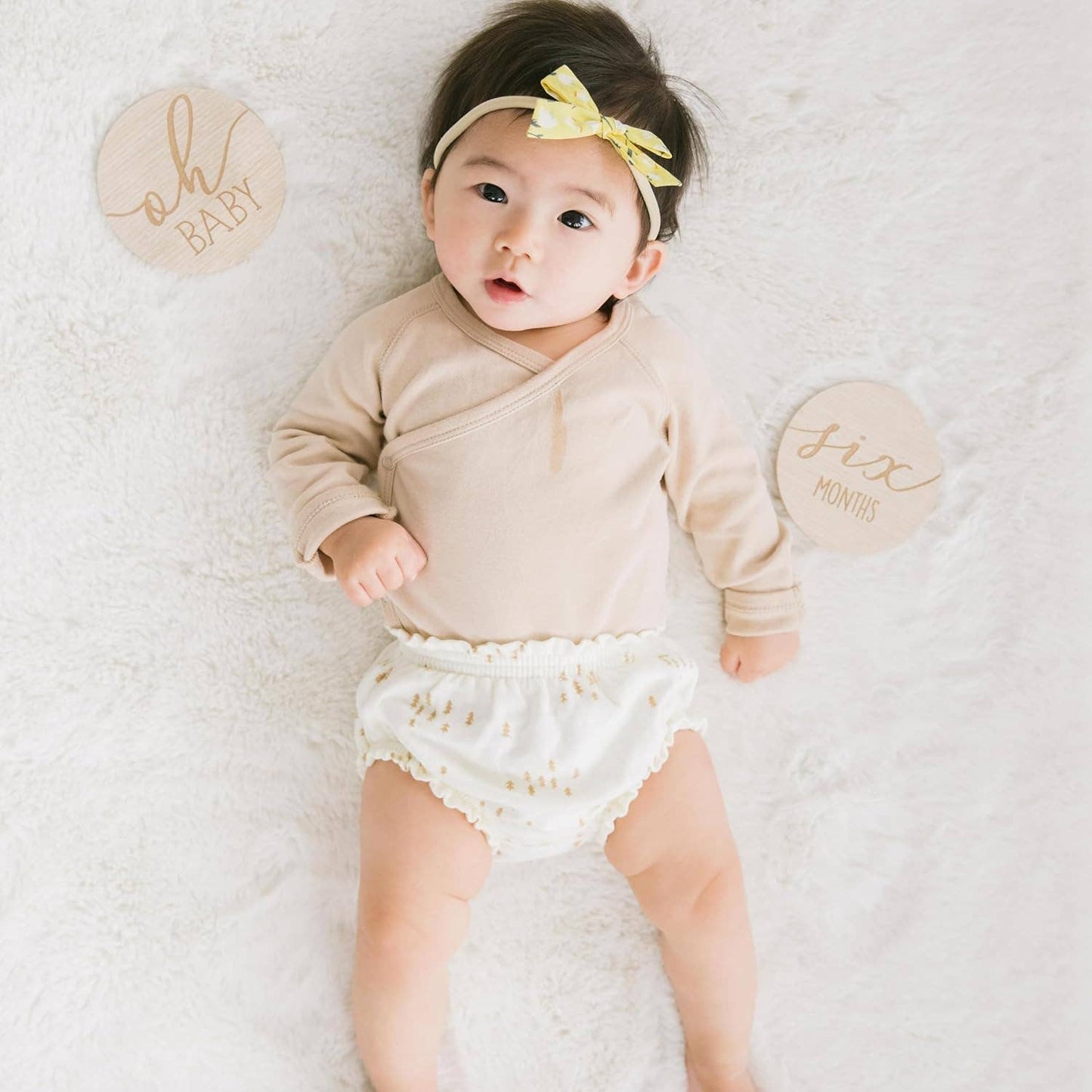 Newborn Gift Set, Baby Milestone Cards & Clay Keepsake Kit