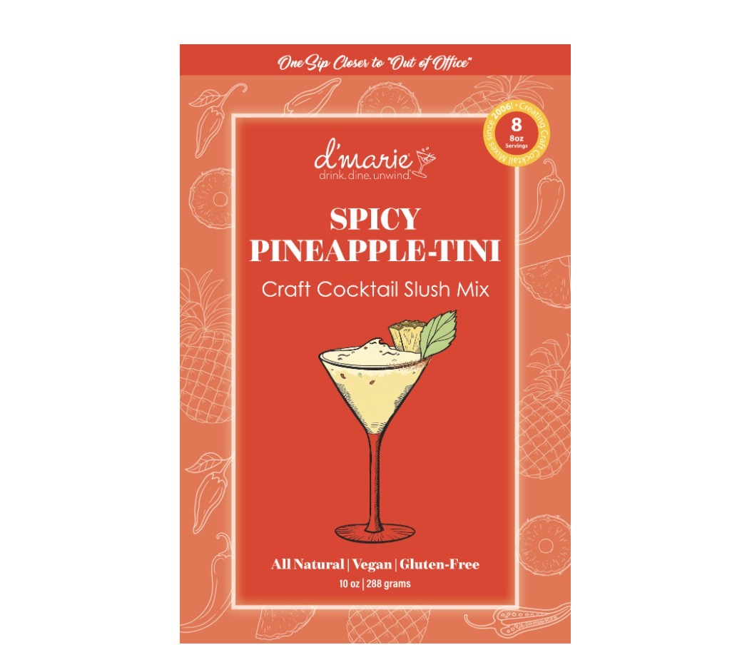 Spicy Pineapple-tini Cocktail Slush