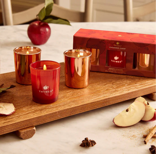 Simmered Cider Votive Trio