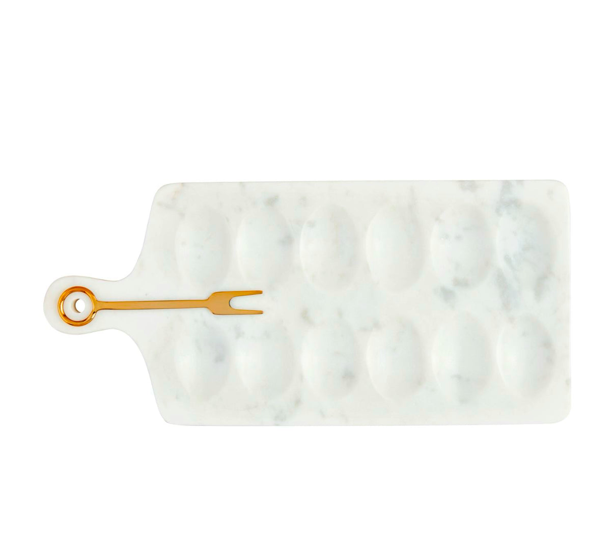 Marble Deviled Egg Tray Set