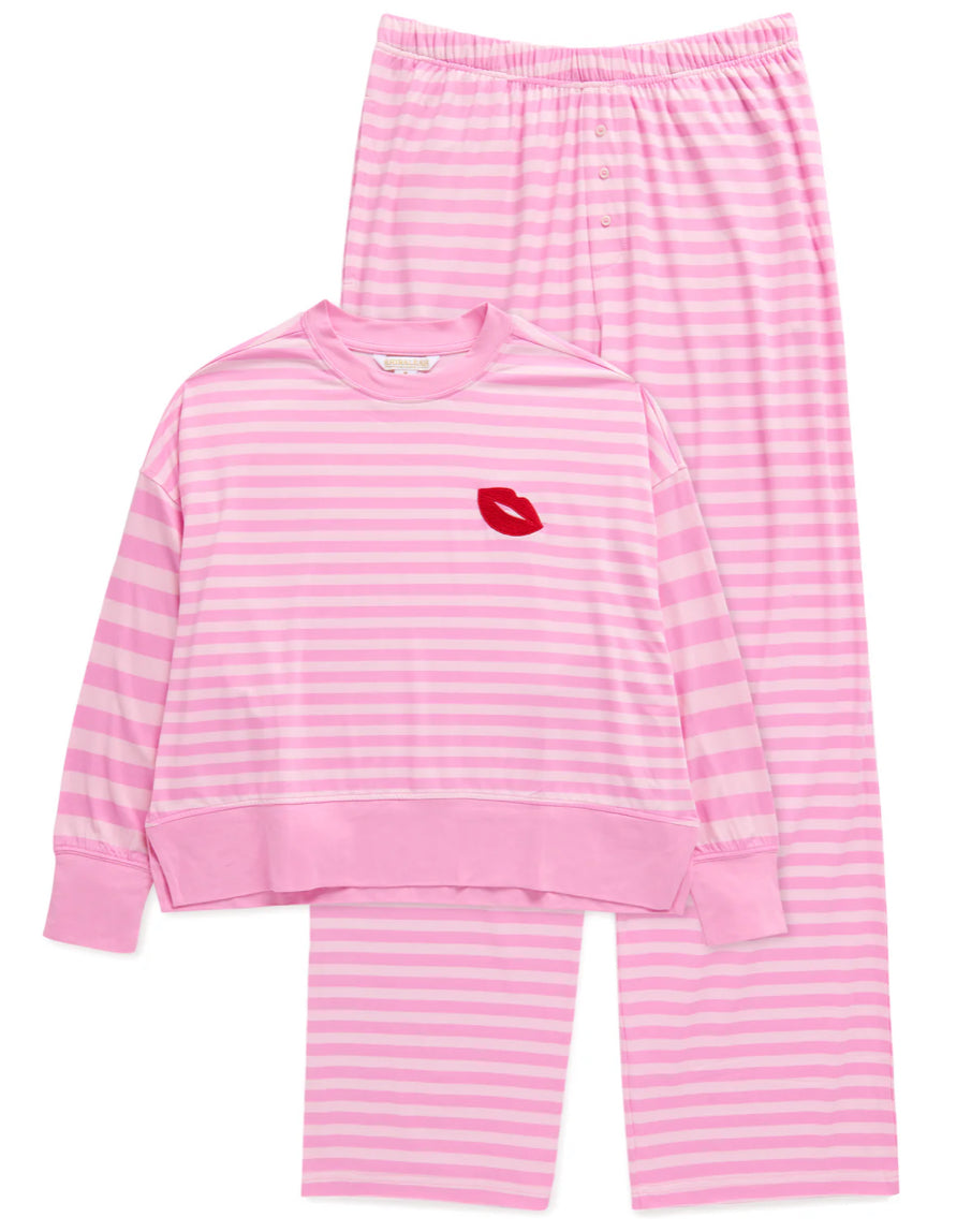 Stripe Ultra-Soft Jersey Knit PJ Set