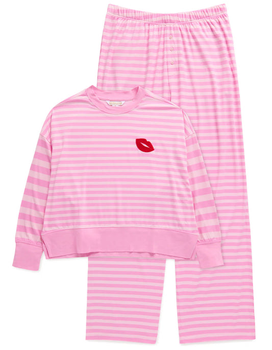 Stripe Ultra-Soft Jersey Knit PJ Set