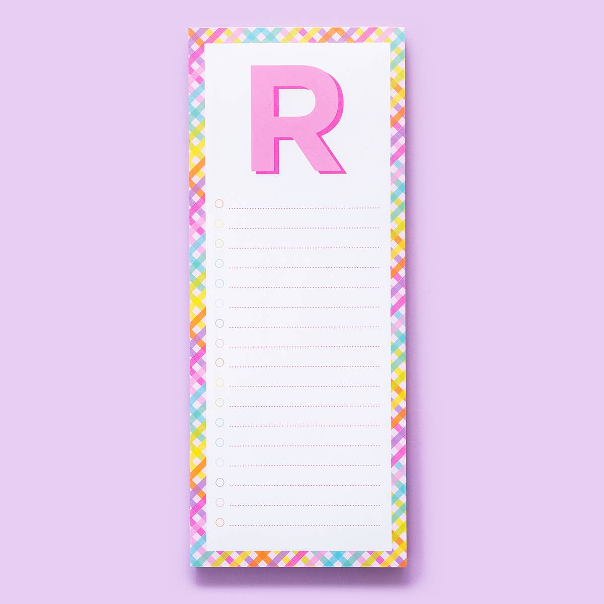 Letter List Pads A-Z: P