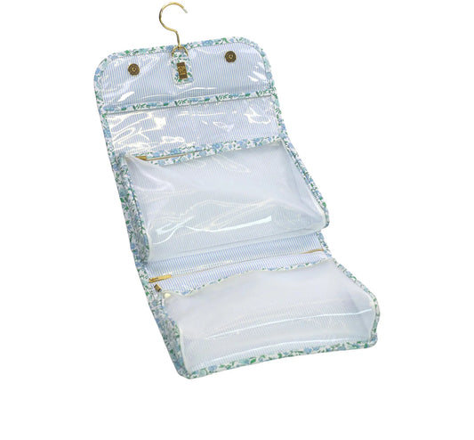 Luxe Hanging Toiletry Case- Hamptons Floral