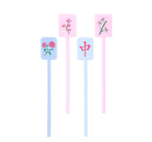 Acrylic Stir Sticks- Mahjong