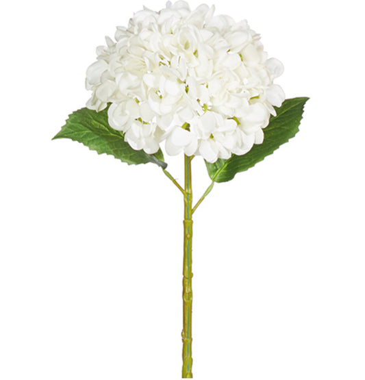 Real Touch White Hydrangea 19”