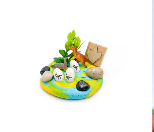 Dinosaur Grab & Go Dough Jar