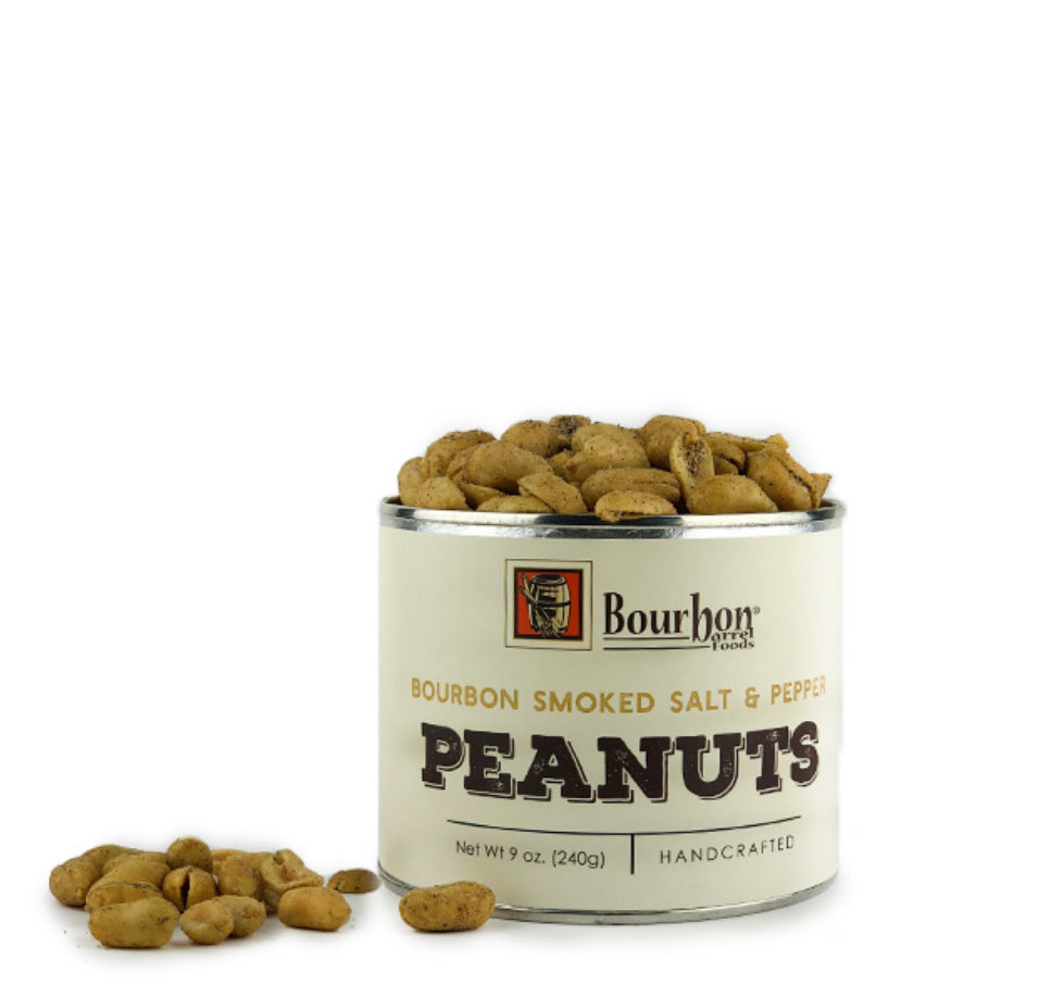 Bourbon Smoked Salt and Pepper Peanuts 9oz