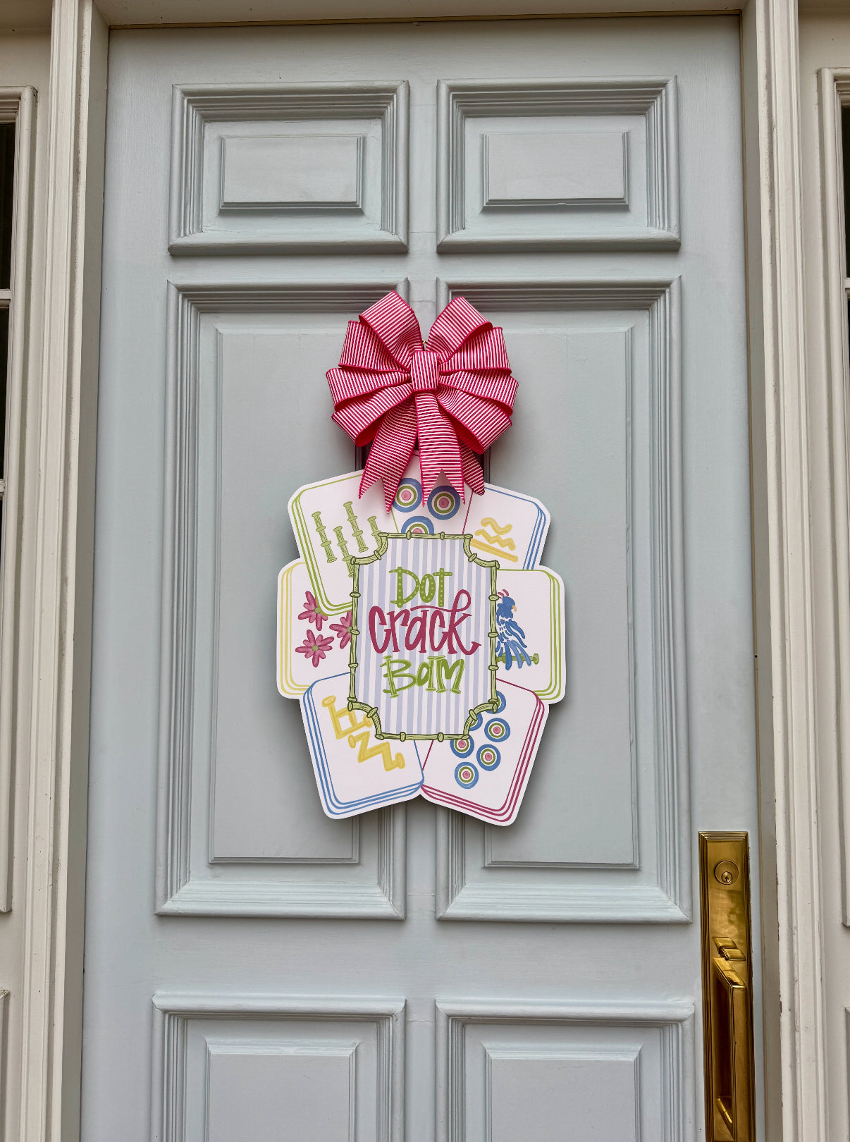 Mahjong Door Hanger