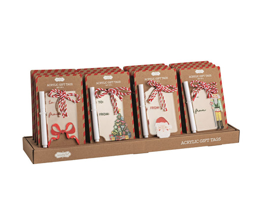Acrylic Gift Tag Sets