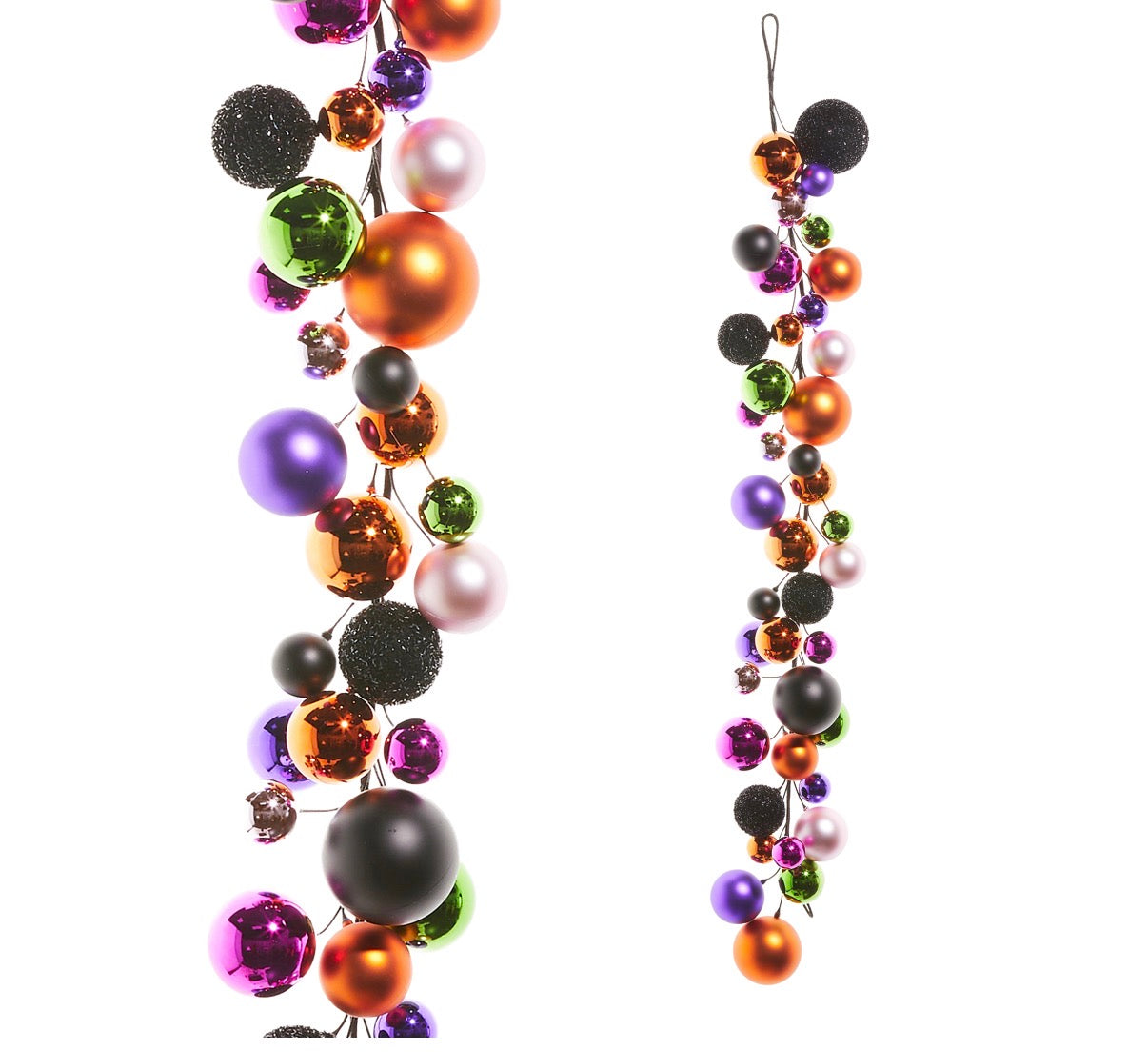 4' Multicolor Ball Garland- Halloween