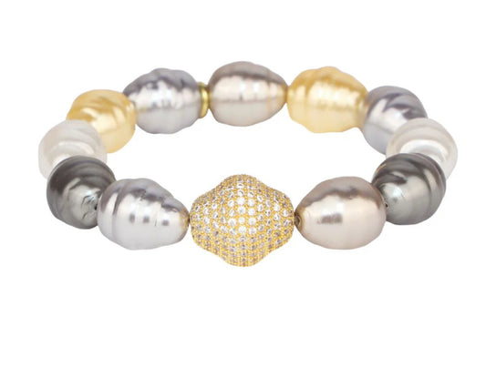Isabel Pearl Bracelet- Multicolored