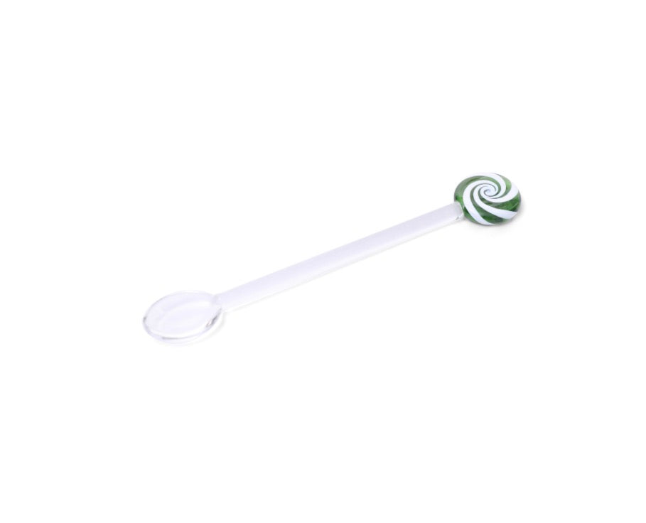 Glass Swirl Spoons