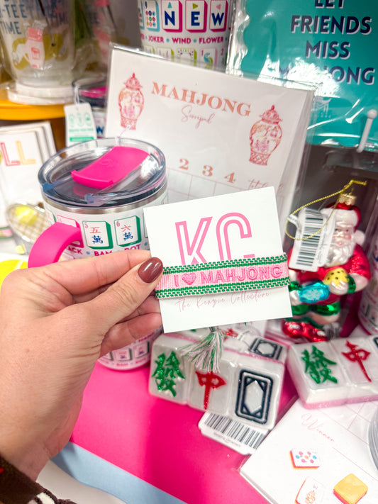 Mahjong tassel bracelet