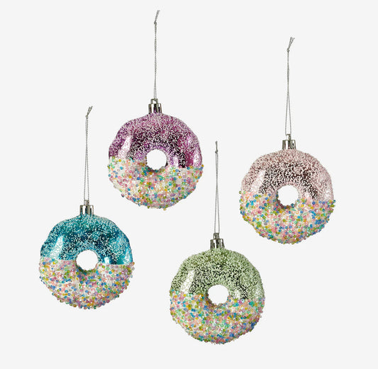 Sprinkle Donut Ornaments