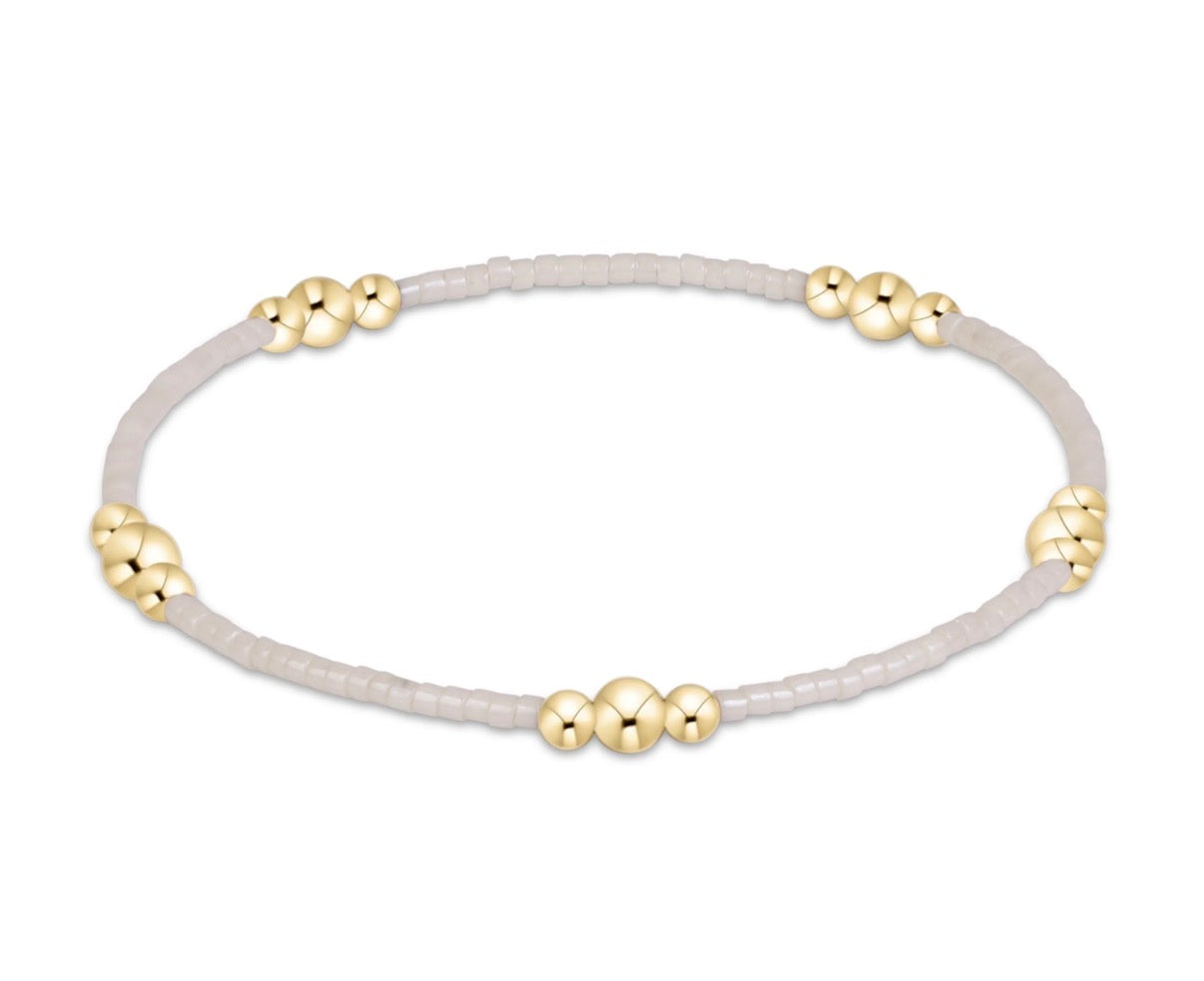 hope purpose gold bracelet - milkshake