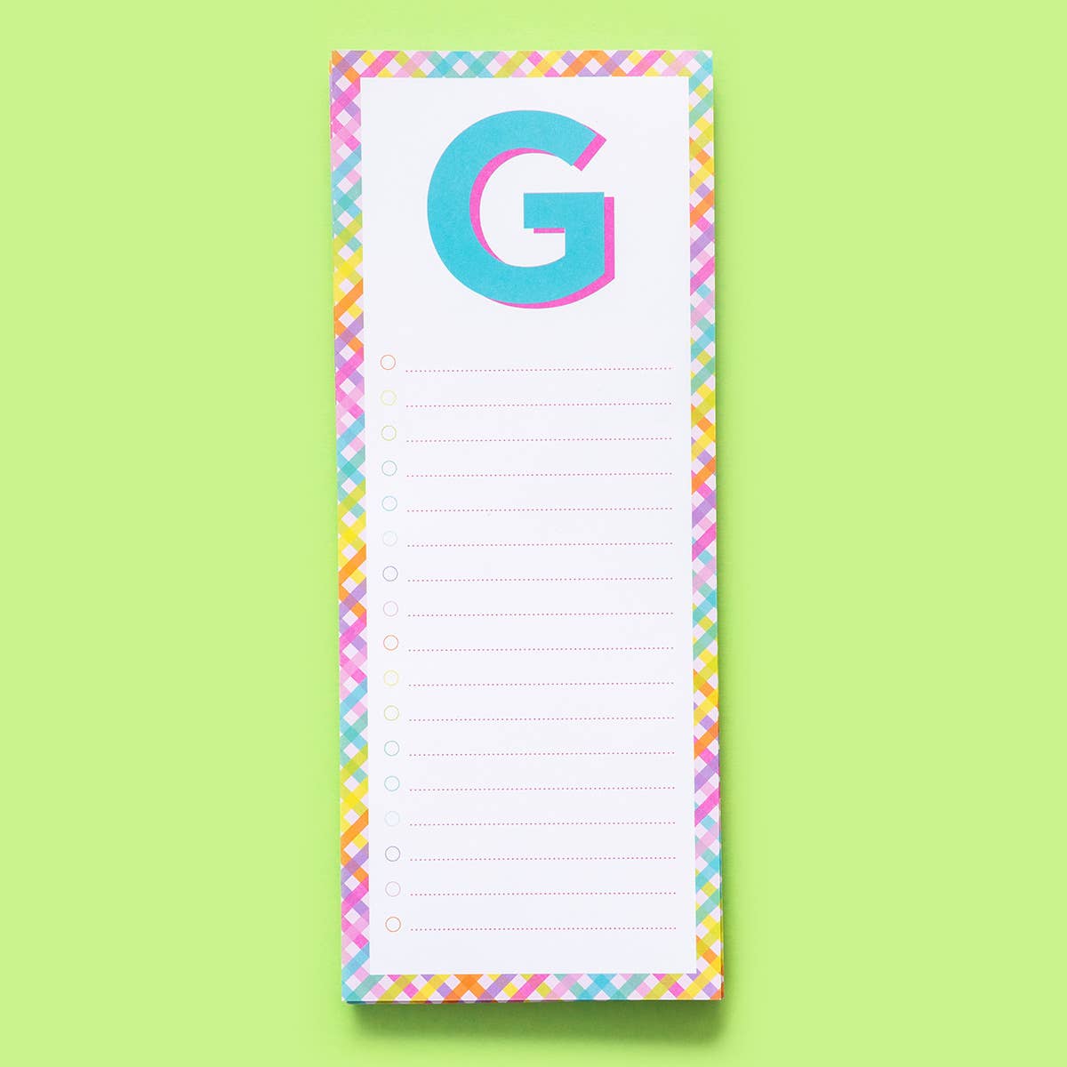 Letter List Pads A-Z: P