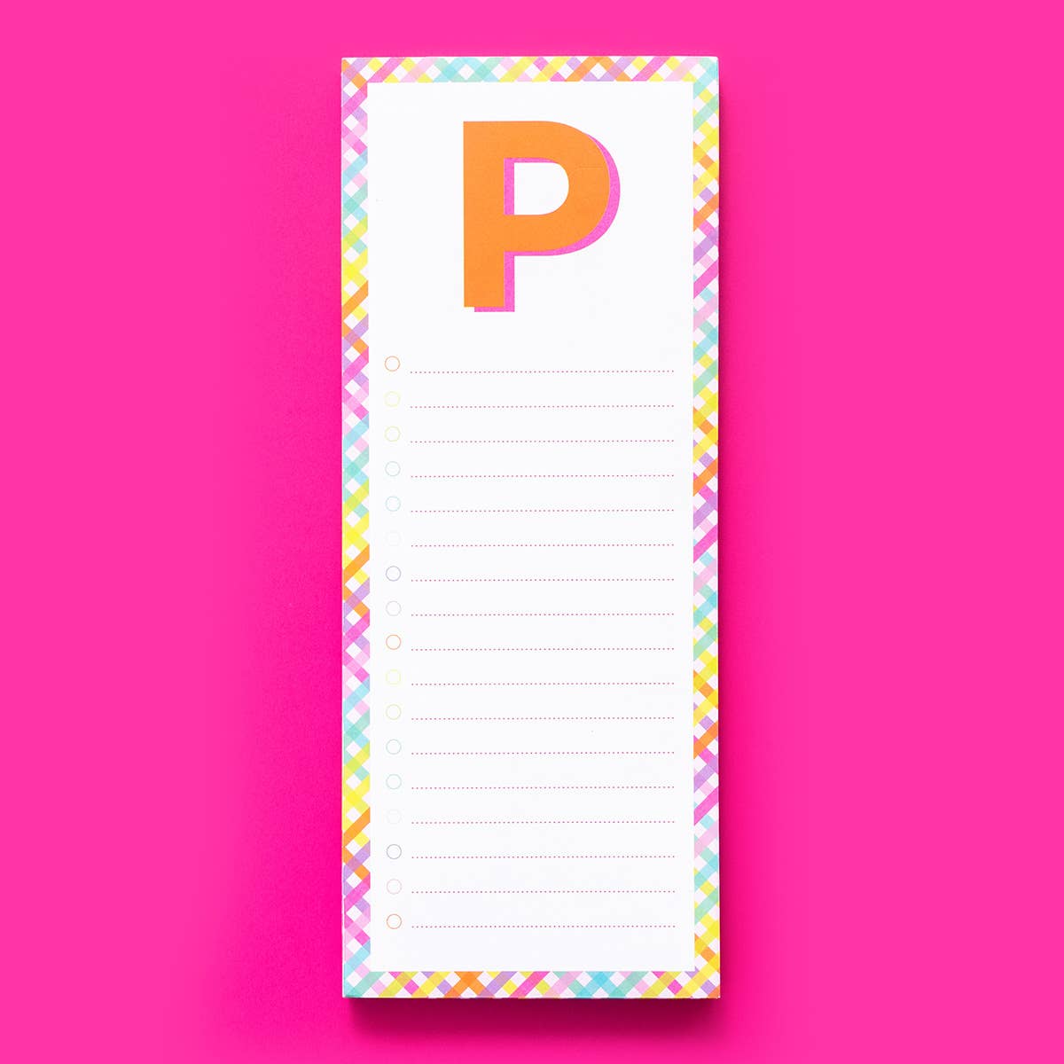 Letter List Pads A-Z: A